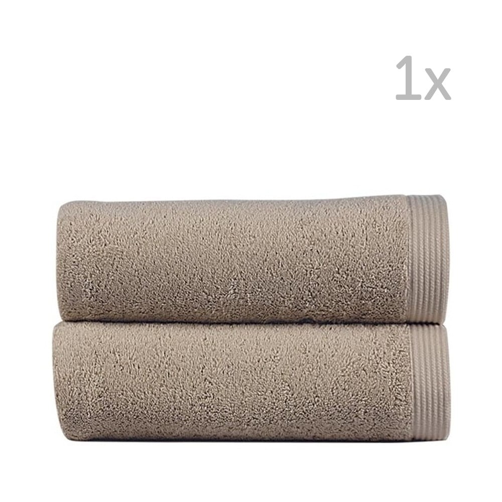 Beżowy ręcznik kąpielowy Sorema New Plus, 50 x 100 cm