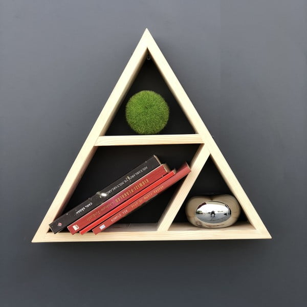 Półka drewniana Simple Triangle-image-3