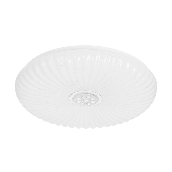 Biała lampa sufitowa LED ze zdalnym sterowaniem i ściemniaczem 38x38 cm Perola – Candellux Lighting