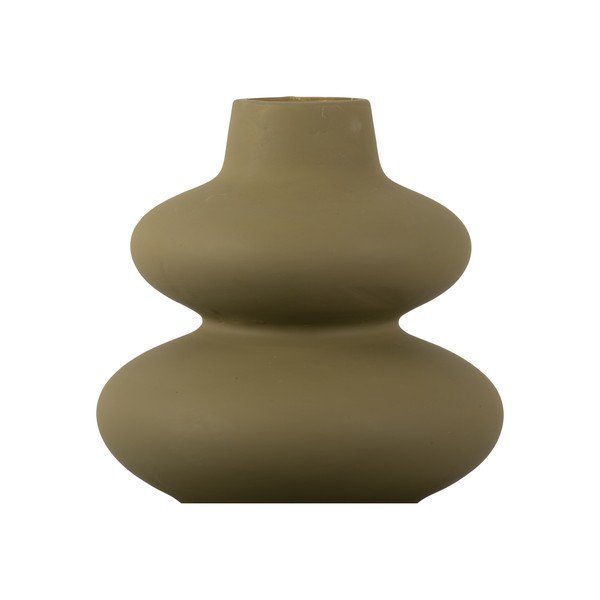 Zielony ceramiczny wazon Karlsson Circles, wys. 19,4 cm-image-3