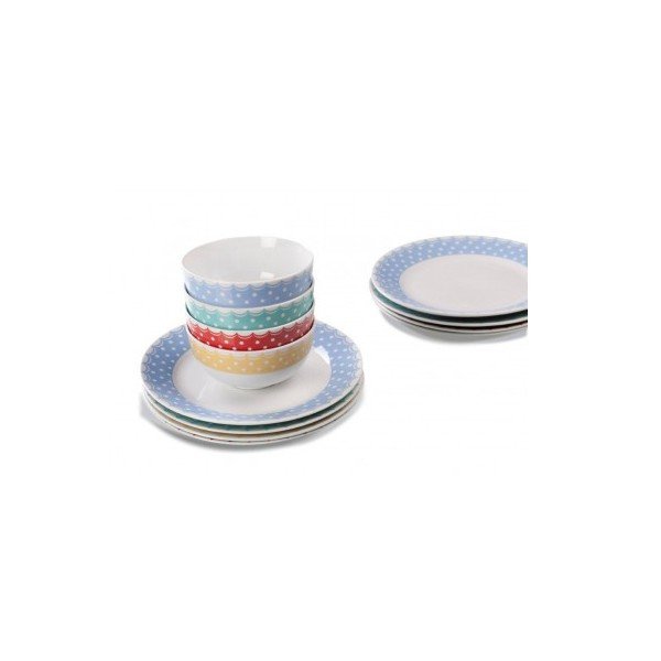Zestaw porcelanowy Bon Bon, 12 szt.-image-1