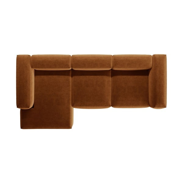 Ceglasty narożnik (lewostronny/z szezlongiem) Bergamo – Cosmopolitan Design-image-3