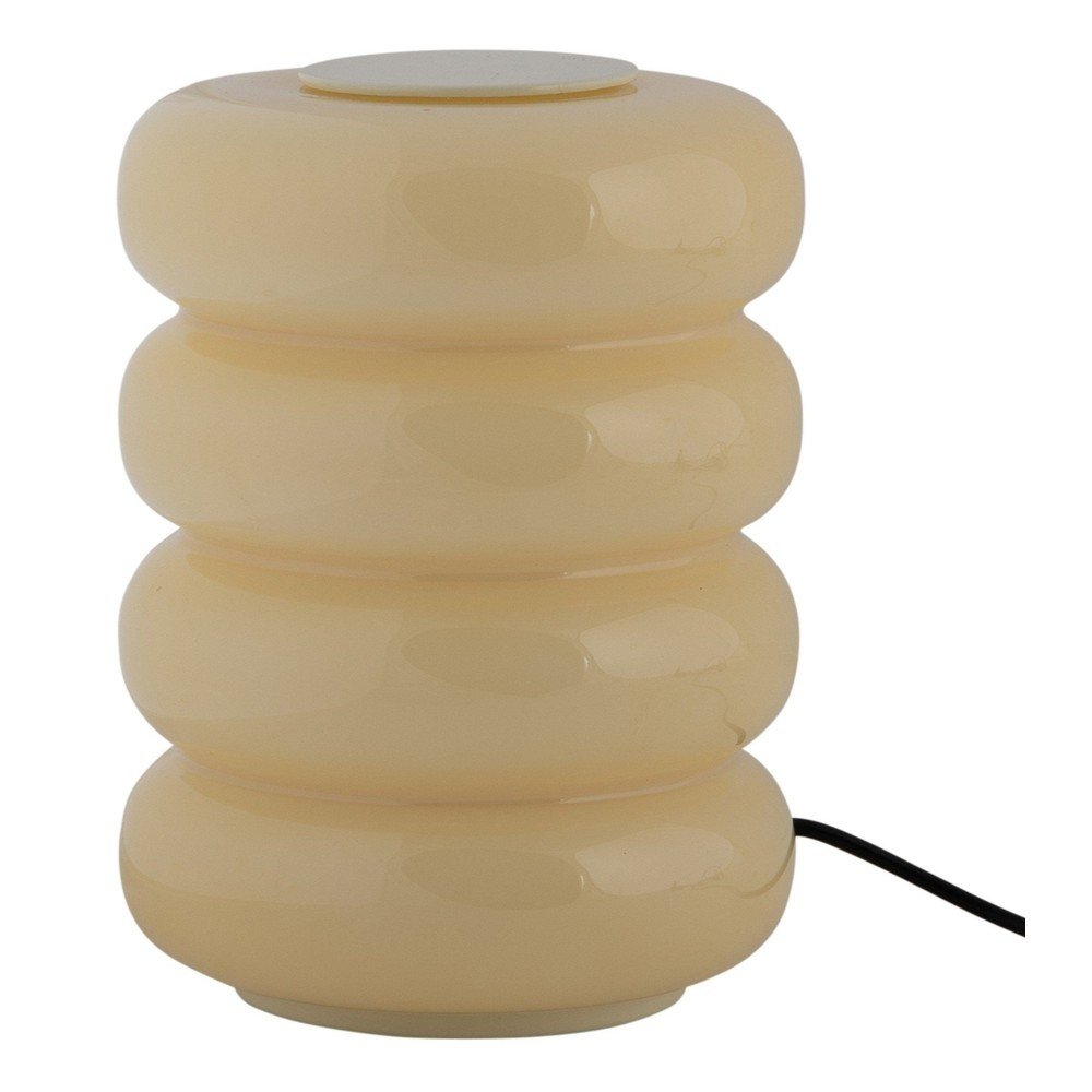Jasnożółta szklana lampa stołowa LED (wysokość 16,5 cm) Aro – Leitmotiv