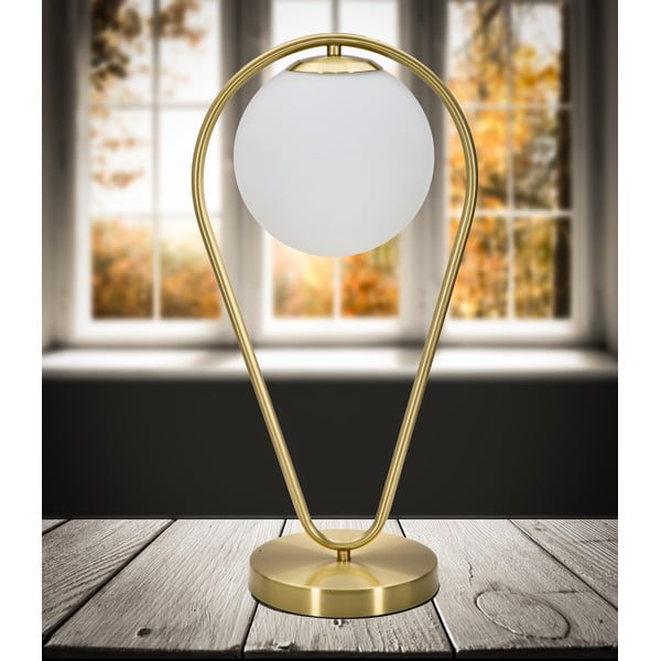 Lampa stołowa w kolorze złota Mauro Ferretti Glamy Drop-image-1