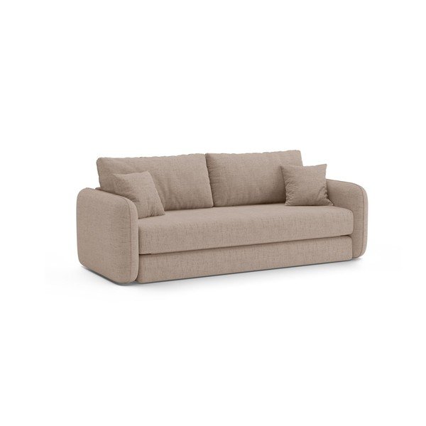 Beżowa rozkładana sofa 225 cm – Micadoni -image-3