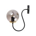 Czarno-szary kinkiet ø 15 cm Oslo – Squid Lighting