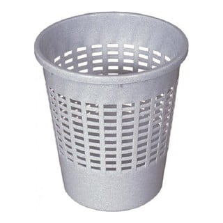 Szary kosz na śmieci Curver, 10 l
