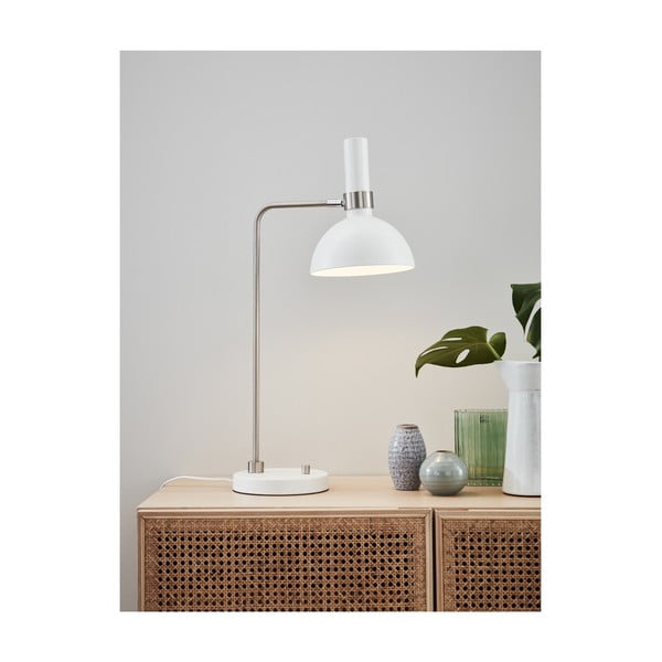 Biała lampa stołowa Markslöjd Larry-image-1
