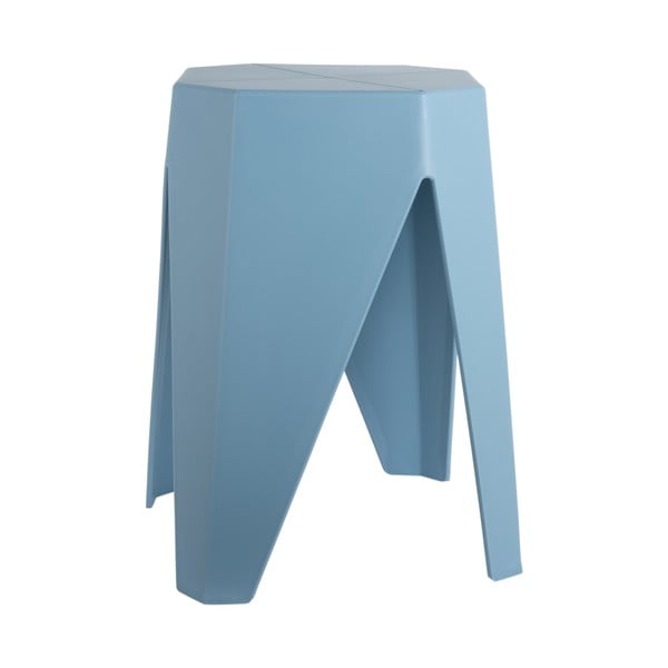 Niebieski plastikowy stołek Cherish – Leitmotiv-image-2