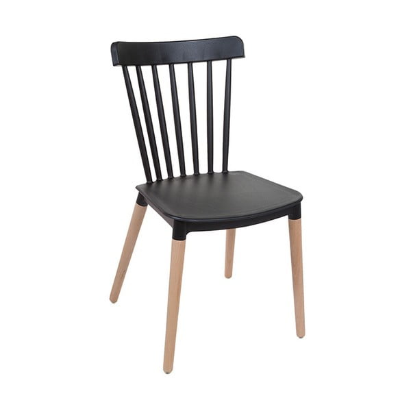 Czarne krzesło Santiago Pons Rin