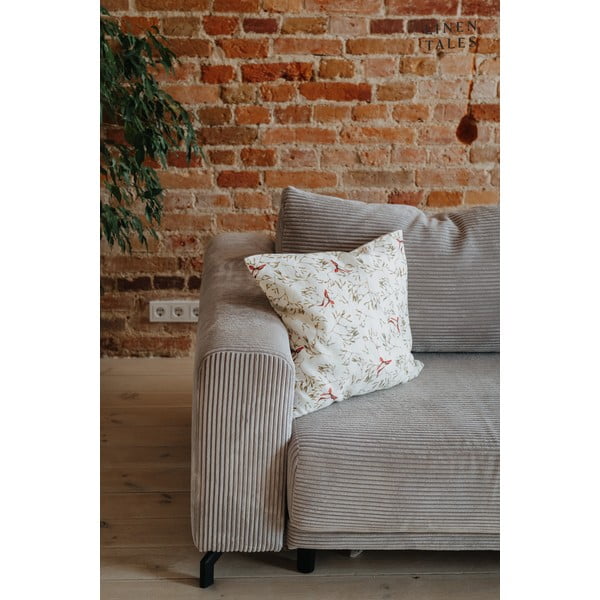 Poszewka na poduszkę ze świątecznym motywem 40x40 cm – Linen Tales-image-1