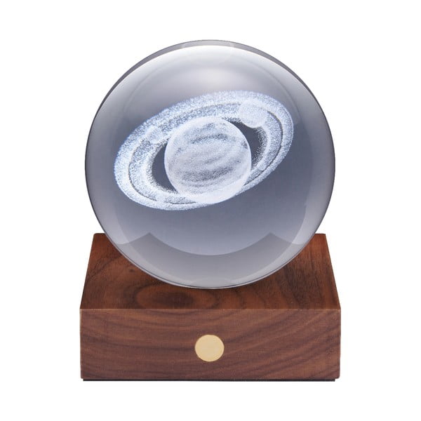 Ciemnobrązowa dekoracja świetlna na USB Amber – Gingko