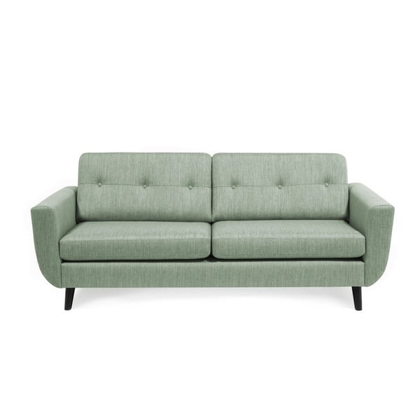 Jasnozielona sofa 3-osobowa Vivonita Harlem