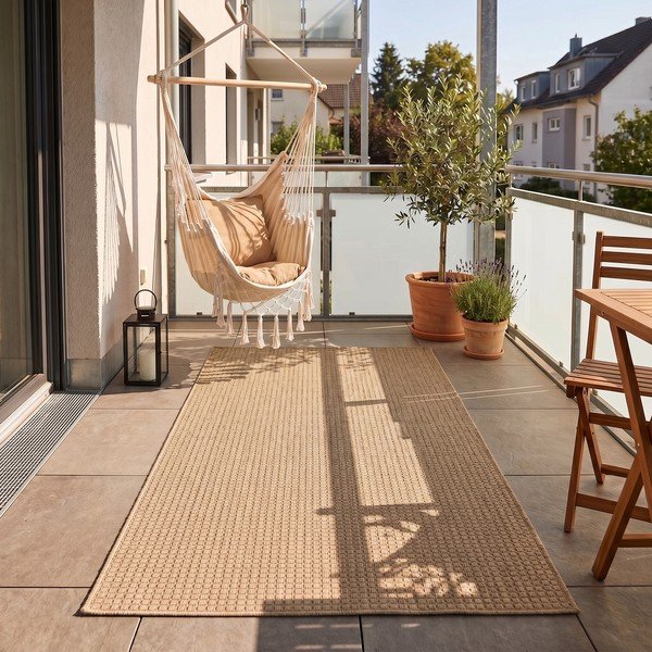 Beżowy dywan odpowiedni na zewnątrz 80x150 cm Mira 1450 – Ayyildiz Carpets-image-1