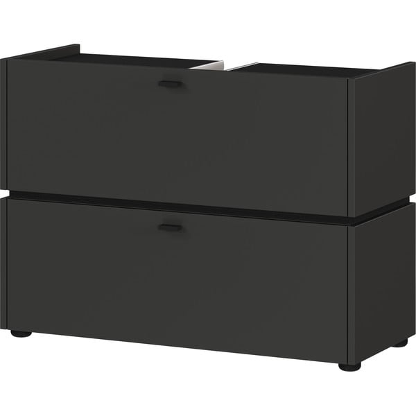 Antracytowa szafka pod umywalkę 80x59 cm Modesto – Germania-image-2