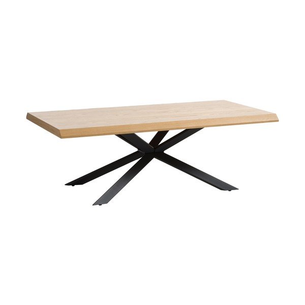 Stolik z blatem w dekorze dębu 68x130 cm Arno – Unique Furniture