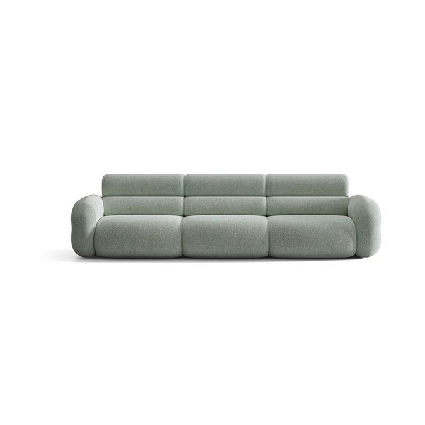 Niebieska sofa z tkaniny szenilowej 305 cm Neo – Micadoni -image-1