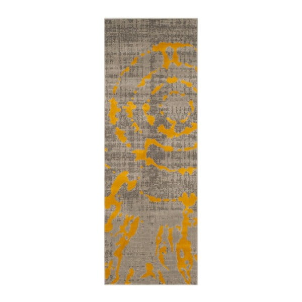 Żółty chodnik Webtapetti Abstract, 70x275 cm