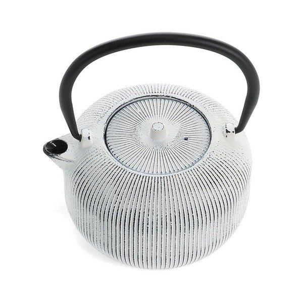 Czarno-biały żeliwny dzbanek do herbaty 700 ml Sencha – S|P Collection-image-3