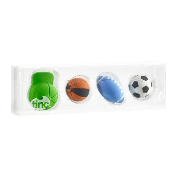 Zestaw 4 zapachowe gumki do mazania TINC Sports