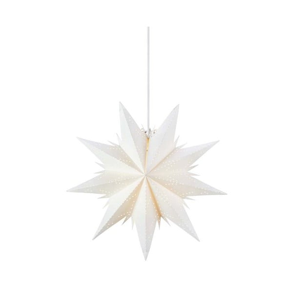 Biała dekoracja świetlna wisząca ze świątecznym motywem ø 45 cm Dora – Markslöjd
