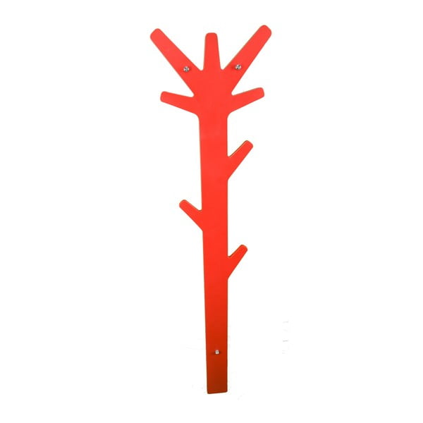 Czerwony wieszak ścienny Mauro Ferretti Hudson Rosso, 30x120 cm