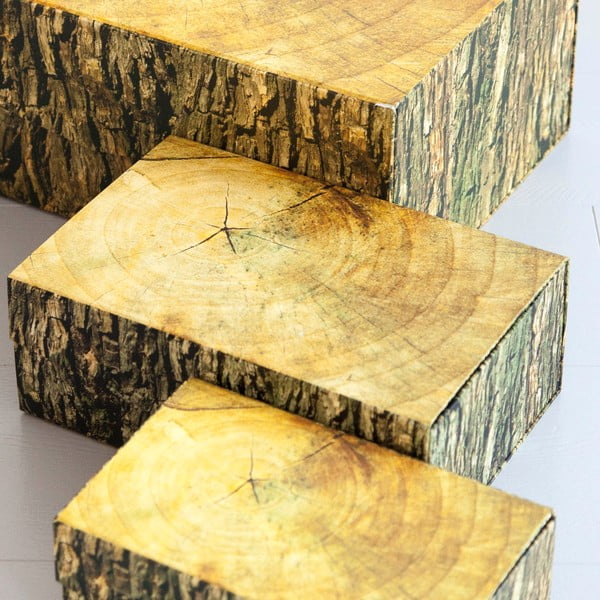 Pudełko Woodblock, 30x20 cm