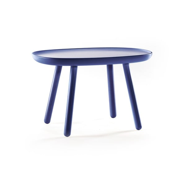 Niebieski stolik z litego drewna EMKO Naïve, 61 x 41 cm