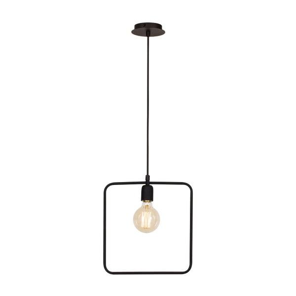 Czarna lampa wisząca Square-image-1