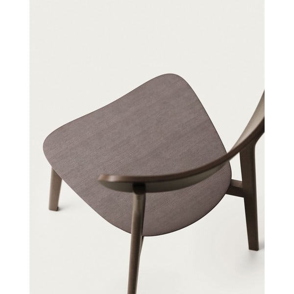 Brązowe krzesła w dekorze dębu zestaw 2 szt. Safina – Kave Home-image-4