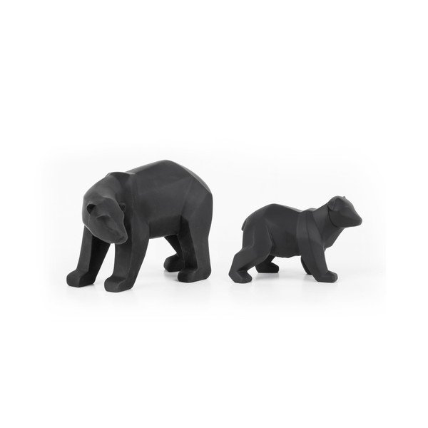 Figurka z żywicy polimerowej Origami Bear  – PT LIVING-image-1
