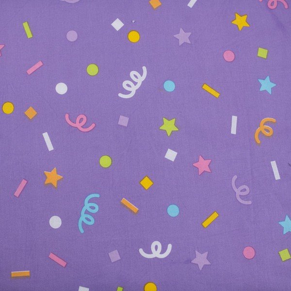 Bawełniana pościel dziecięca jednoosobowa 140x200 cm Gabby's Dollhouse "Confetti" – Jerry Fabrics-image-4