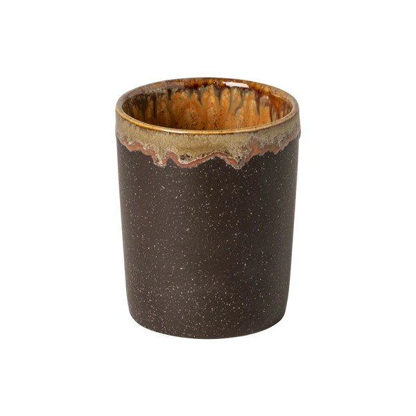 Brązowy kamionkowy kubek na szczoteczki do zębów Poterie Bath – Casafina
