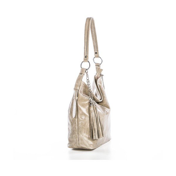 Skórzana torebka Hobo Beige-image-4