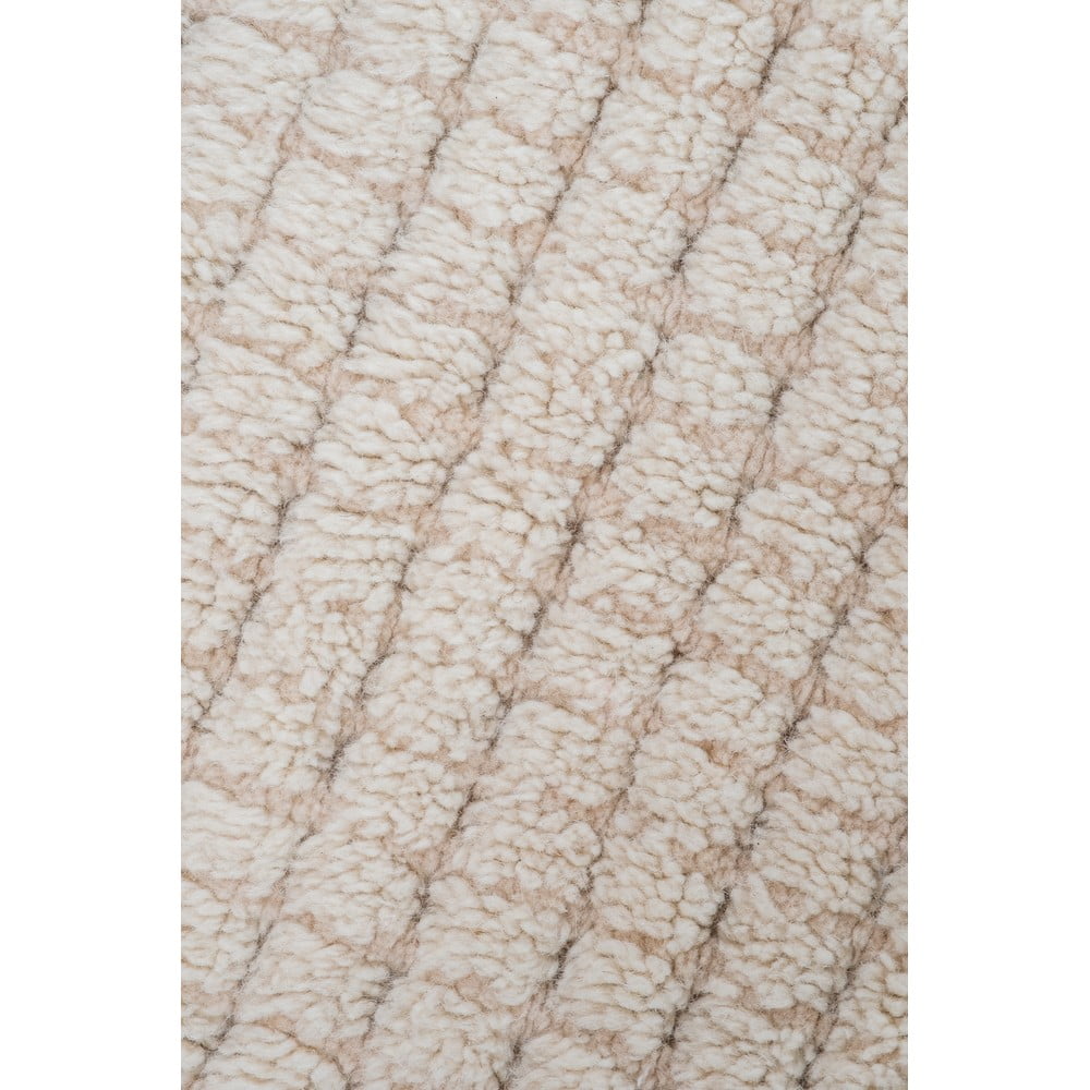 Beżowy wełniany dywan odpowiedni do prania/tkany ręcznie 80x140 cm Unexpected Wool – Lorena Canals (zdjęcie 10)