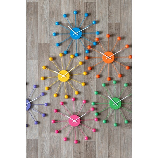 Zegar ścienny ø 40 cm Funky Spider – Karlsson-image-2
