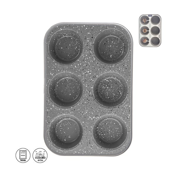 Metalowa forma do pieczenia muffinów 22x32 cm Grande – Orion-image-3