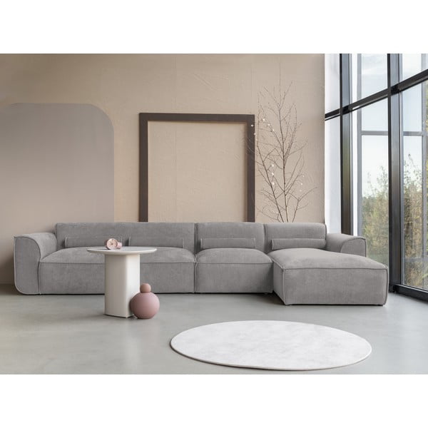 Jasnoszary narożnik (prawostronny) Flex Felix – Miuform-image-1