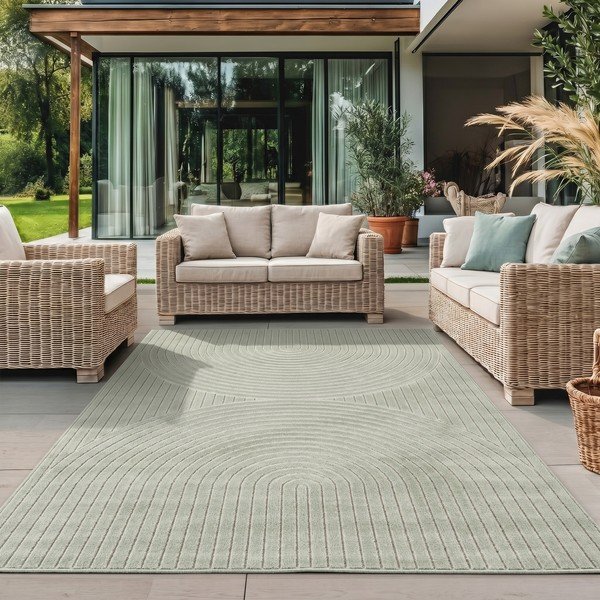 Zielony dywan odpowiedni na zewnątrz 80x150 cm Nova 1201 – Ayyildiz Carpets-image-1