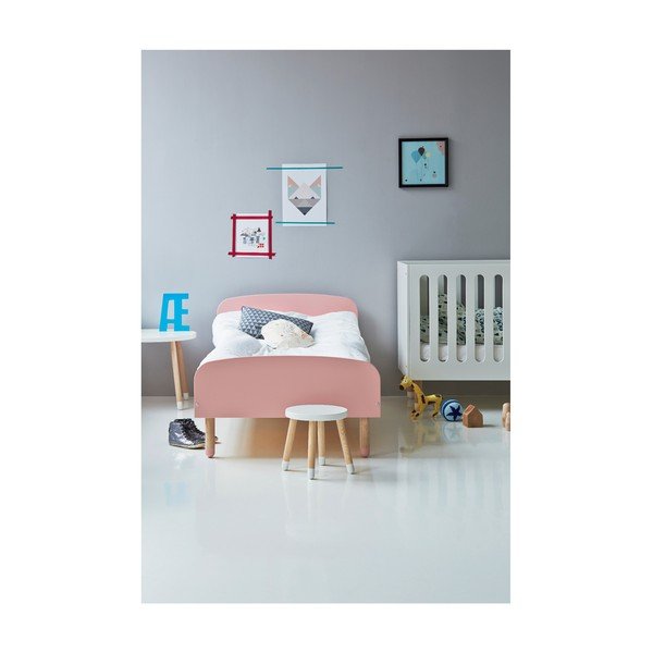 Białe łóżeczko dziecięce Flexa Dots, 60x120 cm-image-2