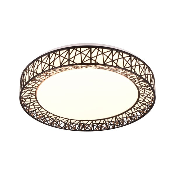Czarna lampa sufitowa LED ø 48 cm Cluster – Reality-image-1