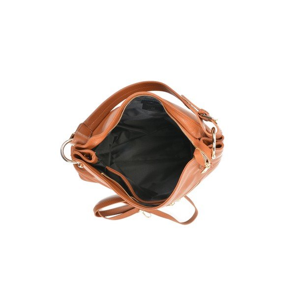Karmelowobrązowa torebka skórzana Magnotti Bags Sisma-image-3