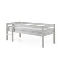 Białe podwyższone łóżko dziecięce Vipack Pino, 90x200 cm
