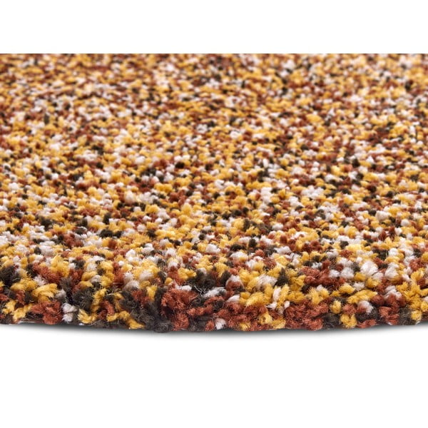 Okrągły dywan w kolorze brązu ø 160 cm Shag – Hanse Home-image-3