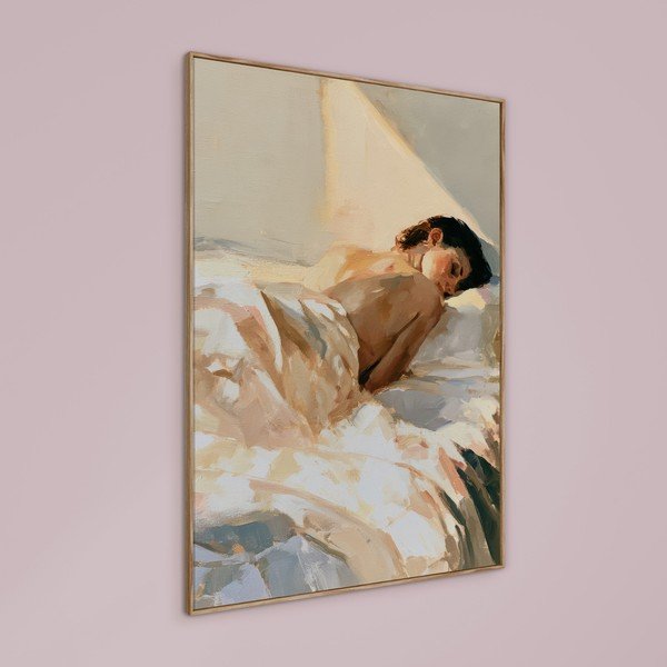Obraz drukowany z ramą w zestawie/na płótnie 70x100 cm Dreamy Rays – Styler-image-2