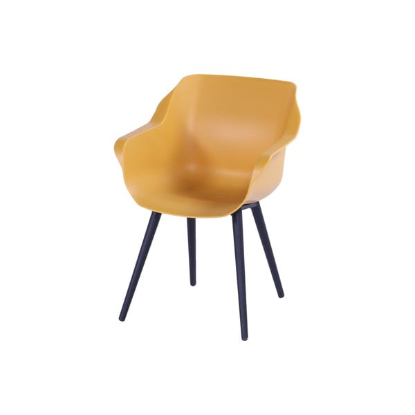 Plastikowe krzesła ogrodowe w kolorze ochry zestaw 2 szt. Sophie Studio – Hartman