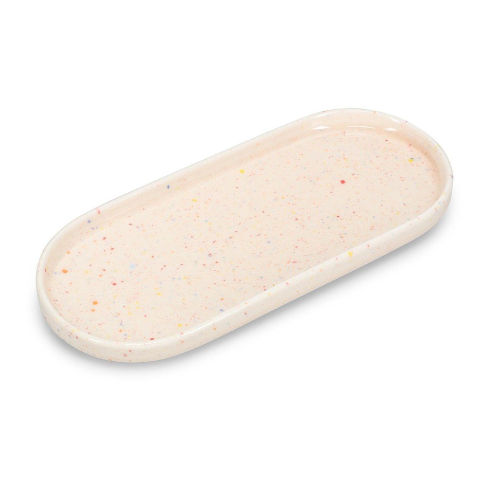 Beżowy porcelanowy talerz do serwowania Fika – ONA