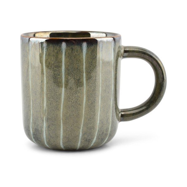 Ciemnozielony kamionkowy kubek 500 ml Muggies – Salt&Pepper