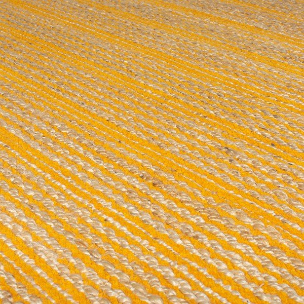 Żółty dywan z juty Flair Rugs Equinox, 160x230 cm-image-2