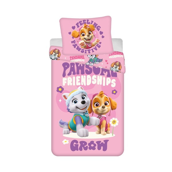 Dziecięca pościel jednoosobowa z mirowłókna 140x200 cm Paw Patrol – Jerry Fabrics